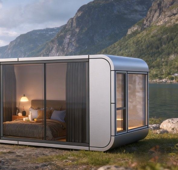 Capsule house sul fjord